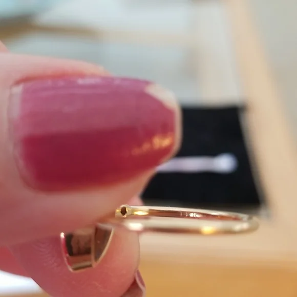 Watermelon Tourmaline 18k yellow bezel gold Ring - Picture 9 of 9